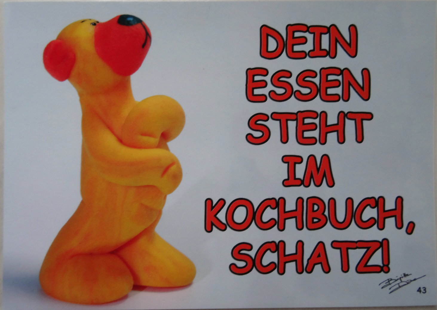 Postkarte Grußkarte Tatzino Bär Nr. 43 mit lustigem Spruch eBay